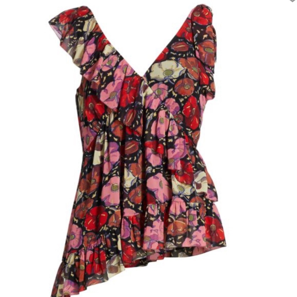 Cinq A Sept Naomi Top Size Medium New